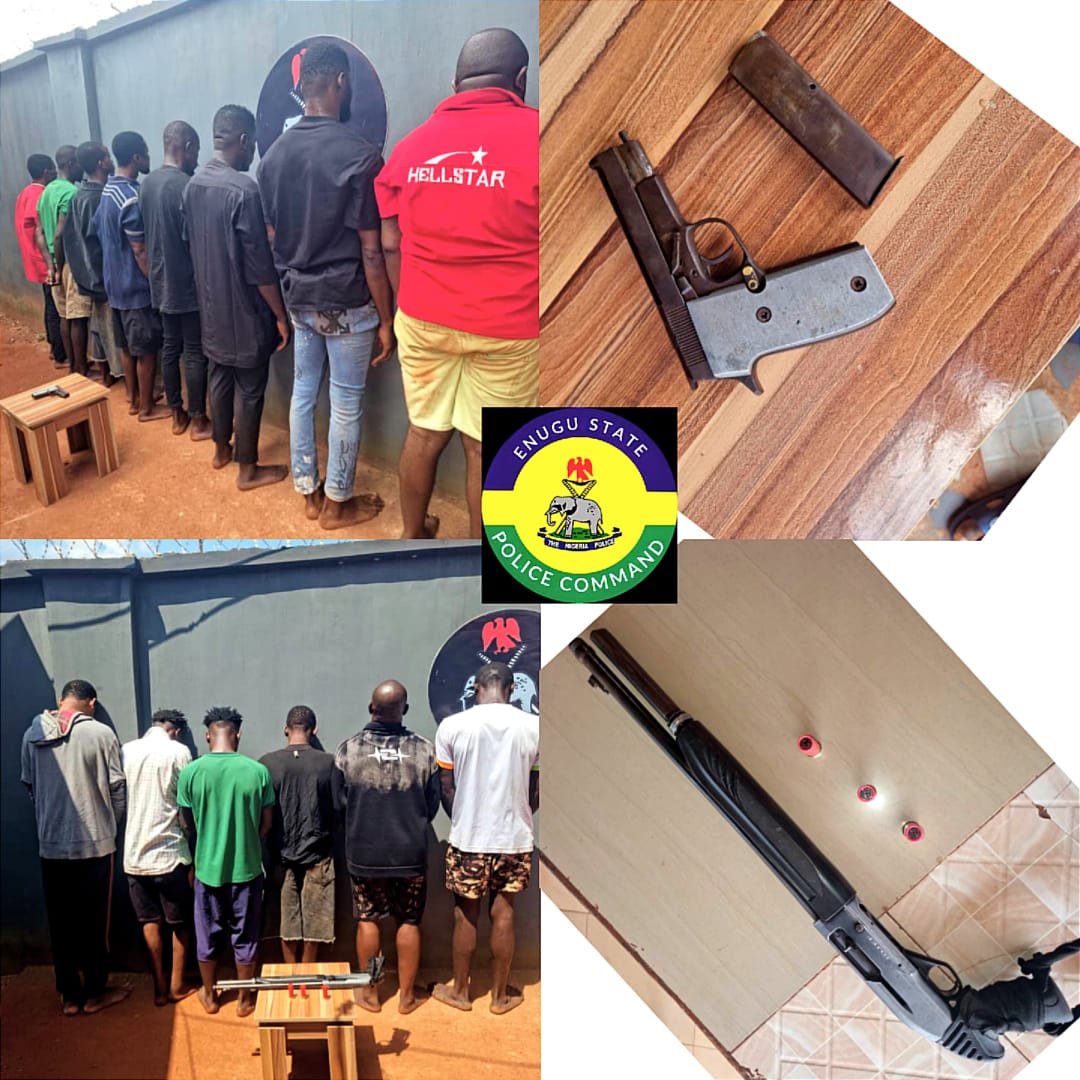 Police Arrest 14 Cultists in Enugu
