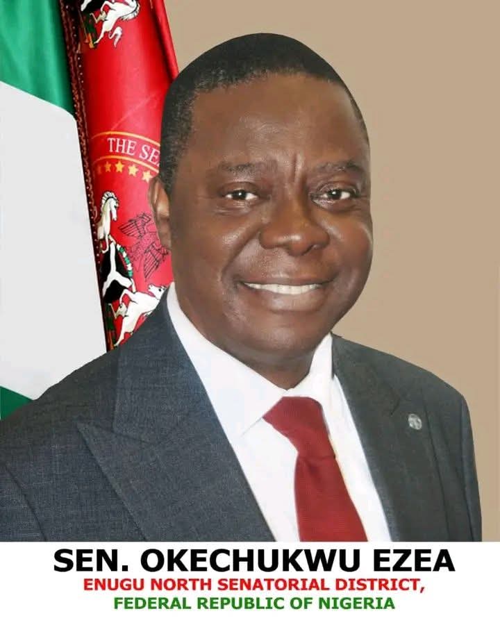 Senator Okey Ezea, who represents Enugu North Senatorial District, in the National Assembly has passed away