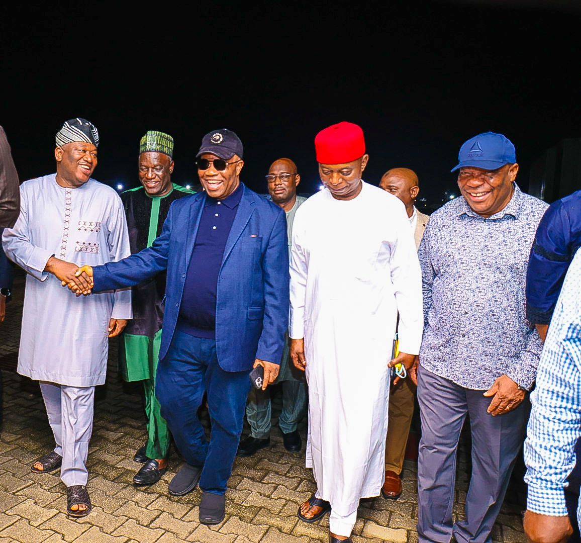 Akpabio Returns To Nigeria After Speculation Of Ill Health