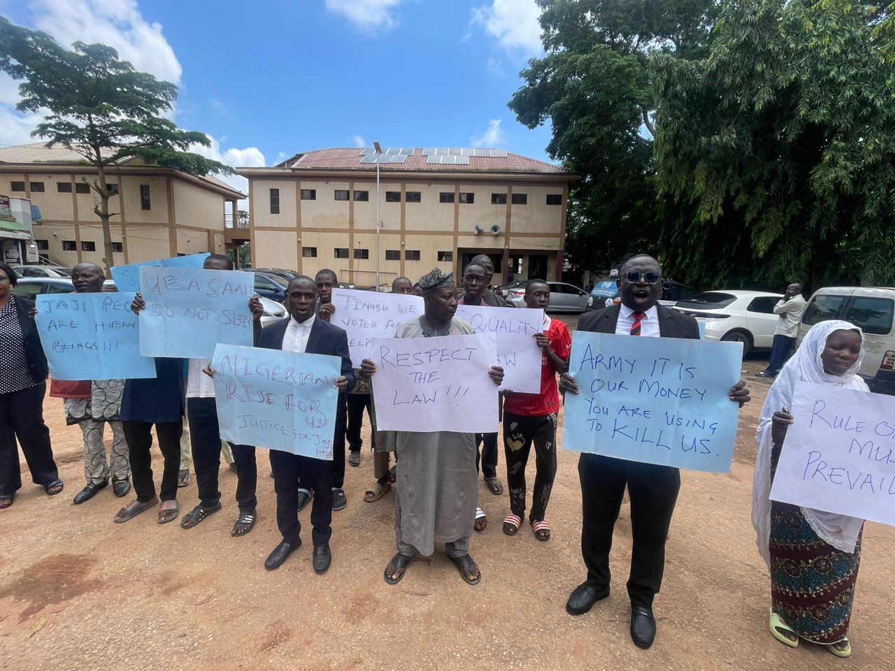 NBA, communities protest illegal demolitions, military disobedience of court orders