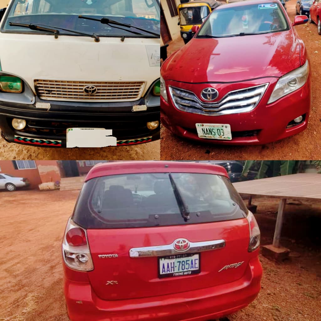 Recover 3 Stolen Vehicles, Arrest Suspects In Enugu
