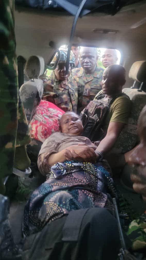 Troops Rescue Wife of Late Retired General Rabe Abubakar