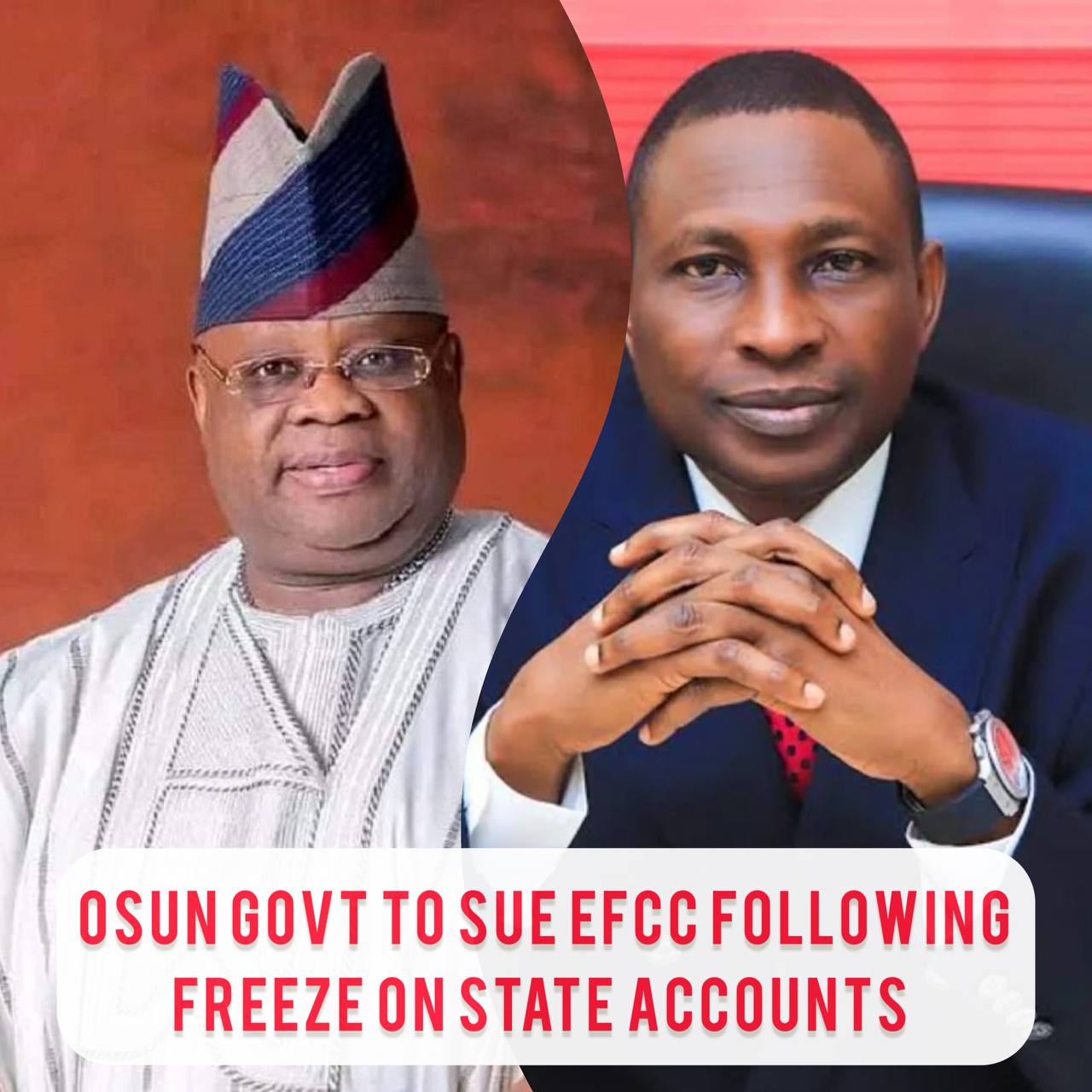 Osun 2026: Tinubu Intimidates Adeleke, EFCC Freezes Osun Statutory Allocation Account 10 Days To Election Day
