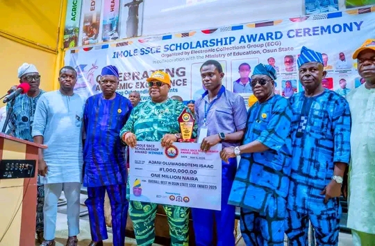 Adeleke Launches IMOLE SSCE Scholarship Award