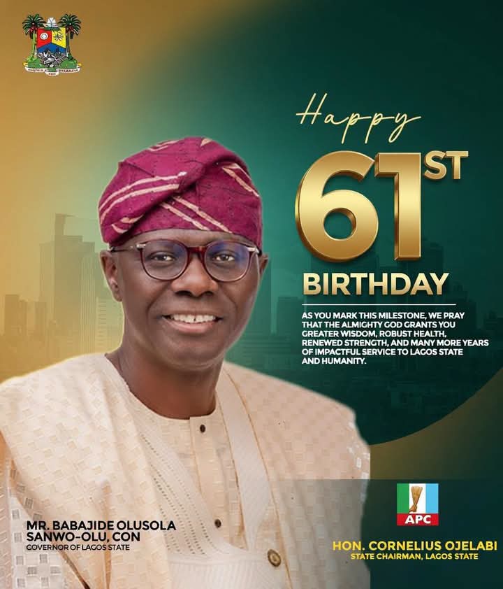 Lagos APC Celebrates Sanwo-Olu @ 61