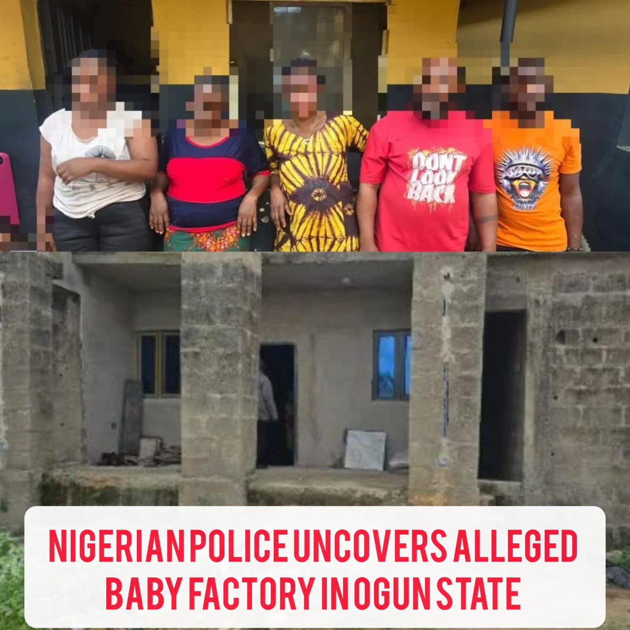 Police Uncover Baby Factory in Ogun, Obstruct Child Sales, Trafficking