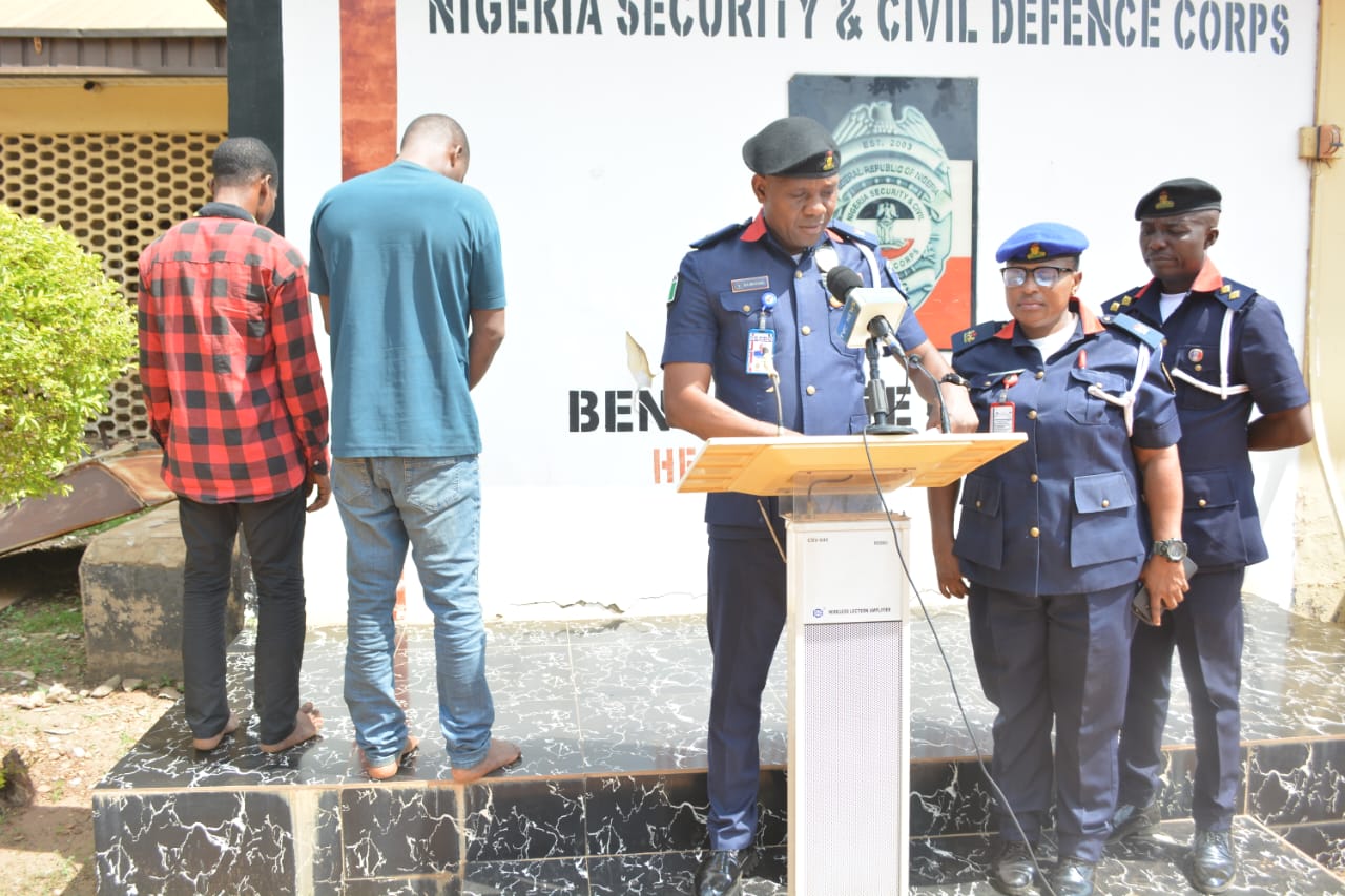NSCDC Arrests 2 For Job Racketeering, Recovers N1.3m In Benue