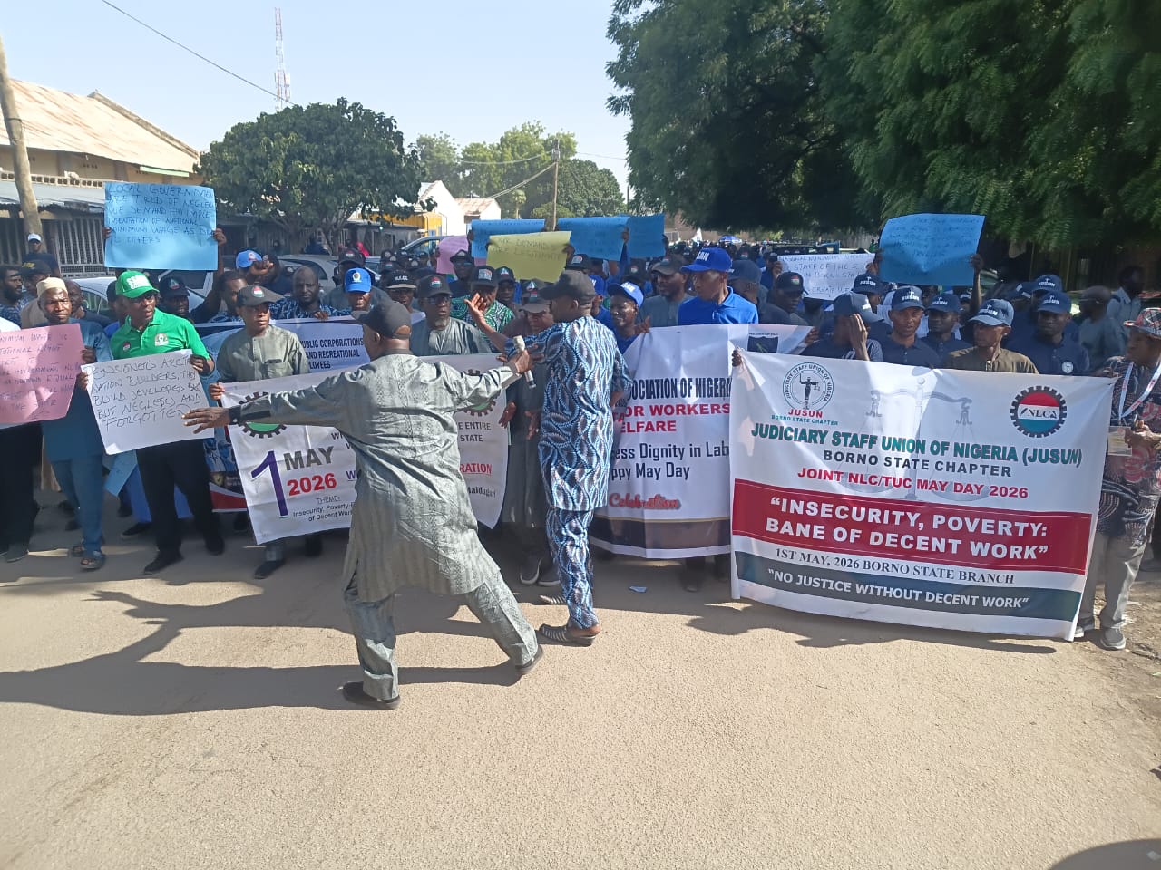 LG Workers Embark On Mass Action Over Non-Implementation Of N70,000 Minimum Wage