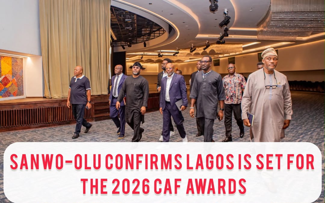 Sanwo-Olu Affirms Lagos Ready To Host CAF Award, 48th Ordinary General Assembly