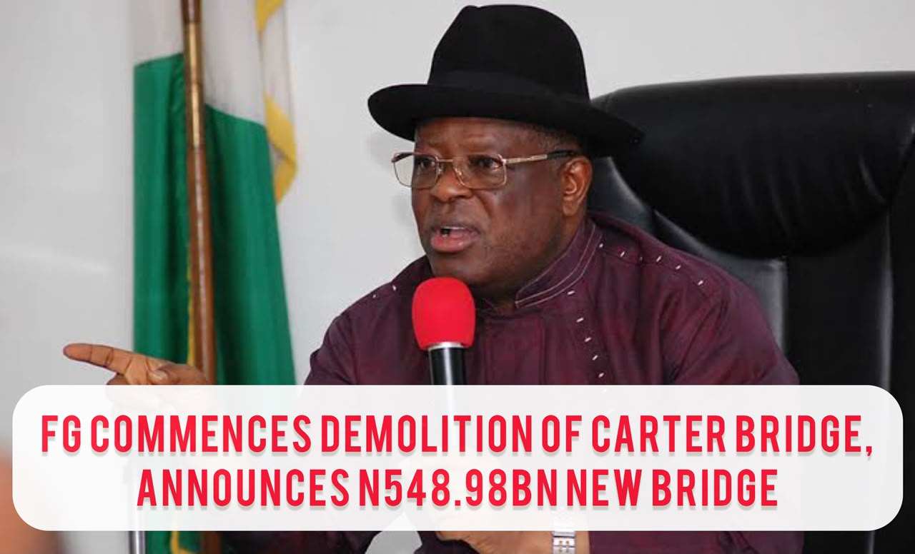 FG Demolishes Carter Bridge, Lagos, For Reconstruction