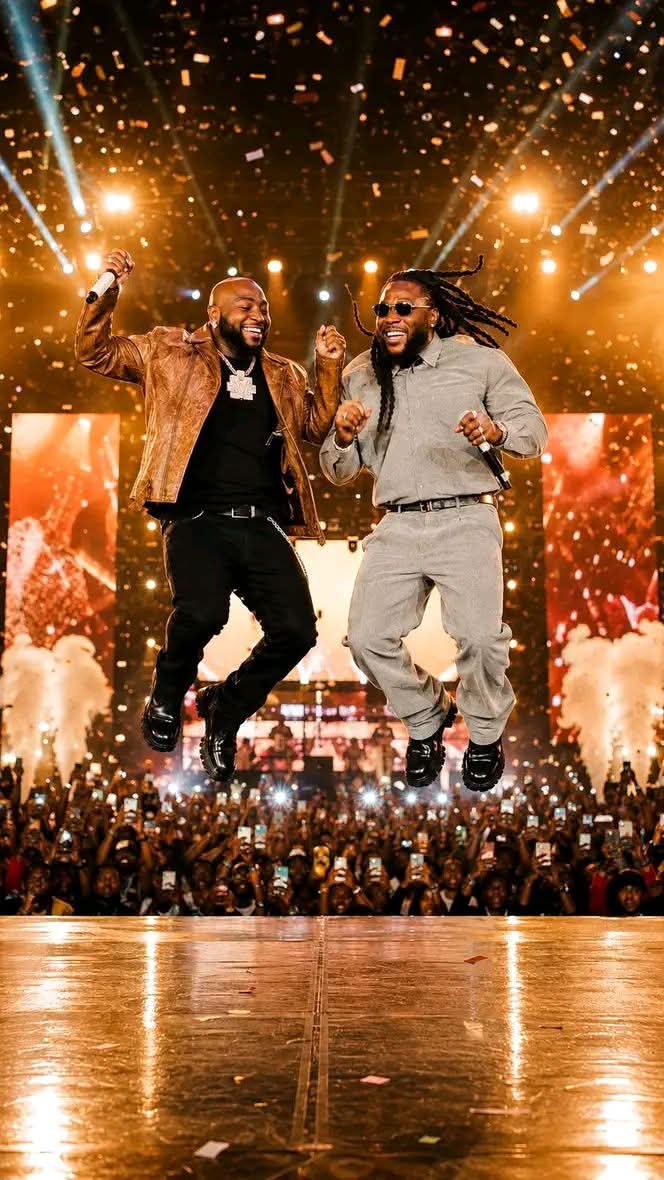 Davido, Burna Boy Make History at Barcelona Grand Arena