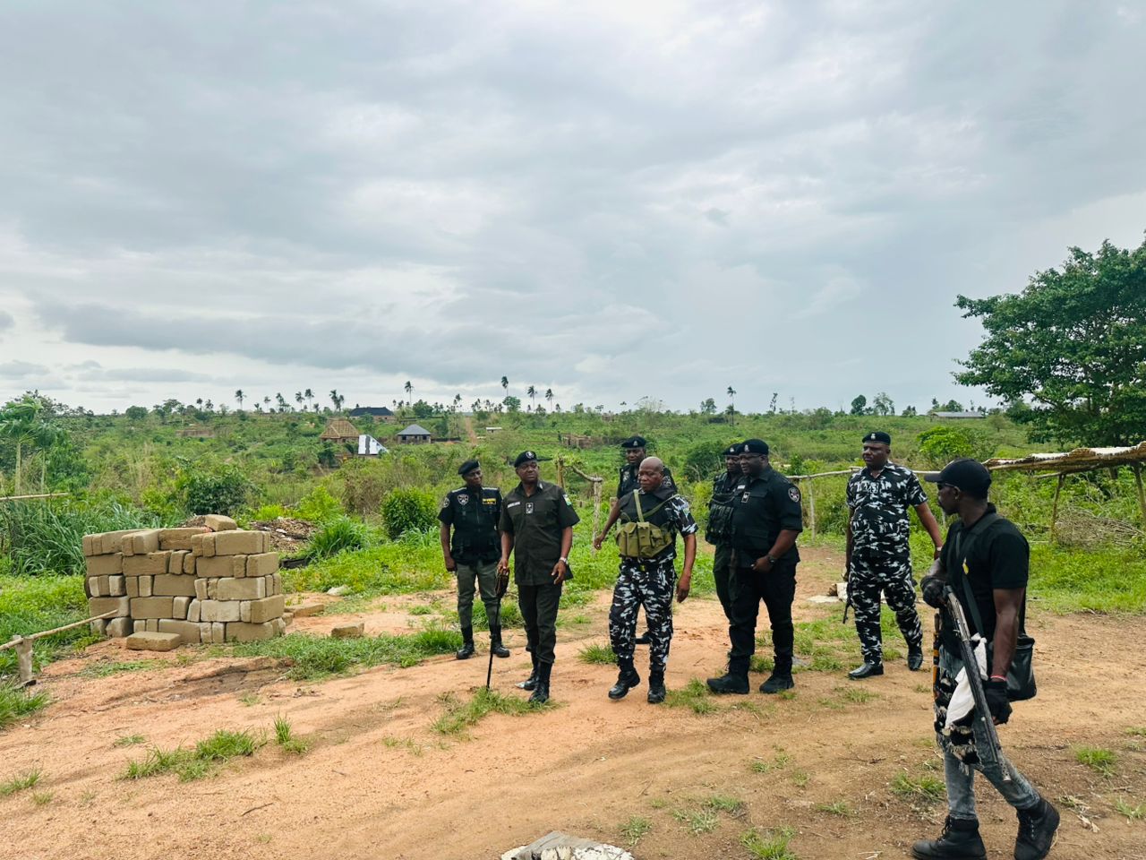 Police Carry Out Clearance Operations In Delta