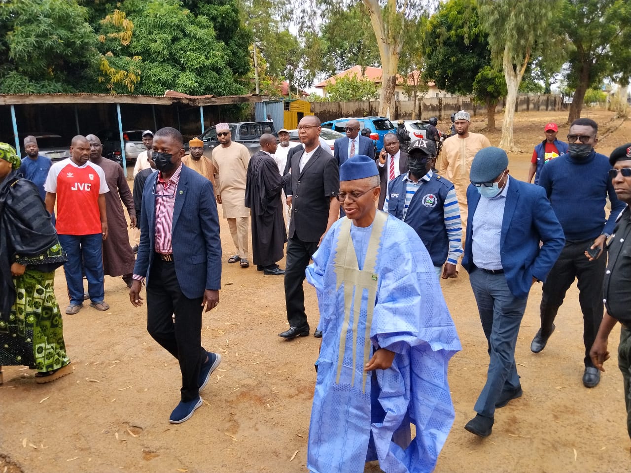 El-Rufai Arrives Court For Continuation of Trial