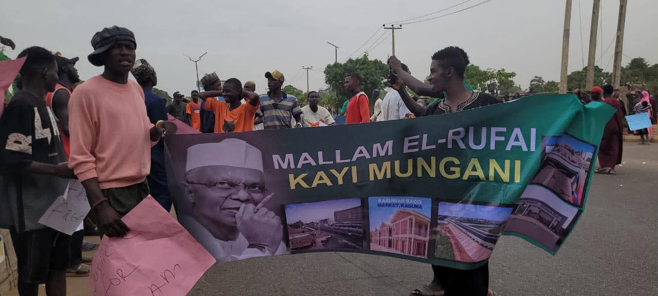 Protest Erupts, Supporters Demand release Of El-Rufai