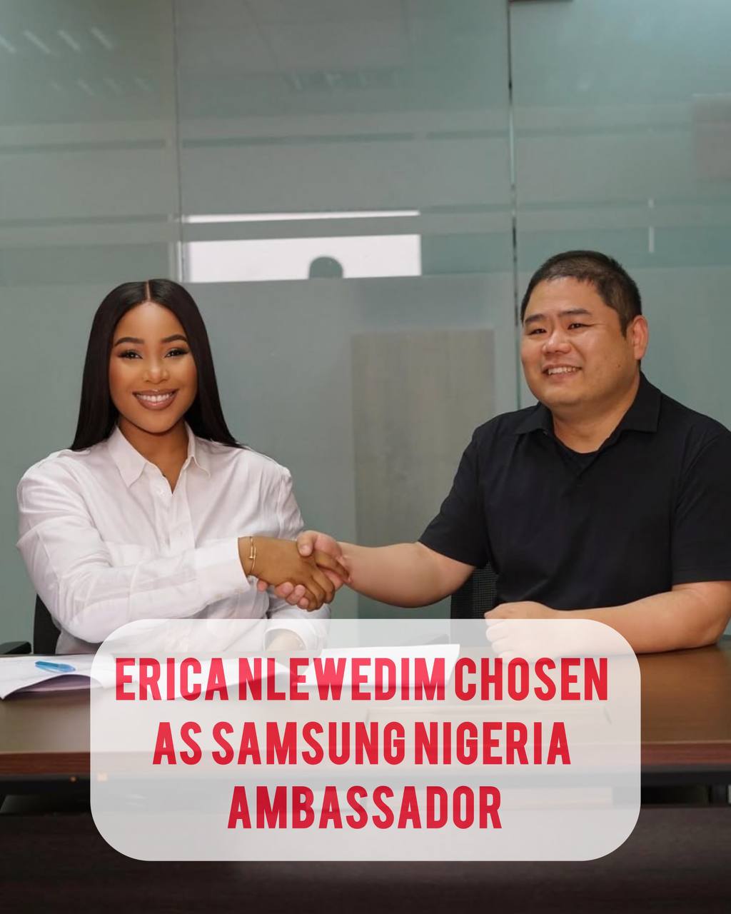 Erica Nlewedim Secures Appointment As Samsung Nigeria Ambassador