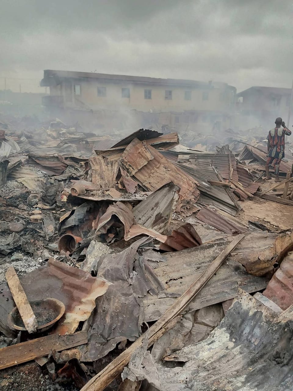 Fire Razes Bode Herbal Market In Ibadan