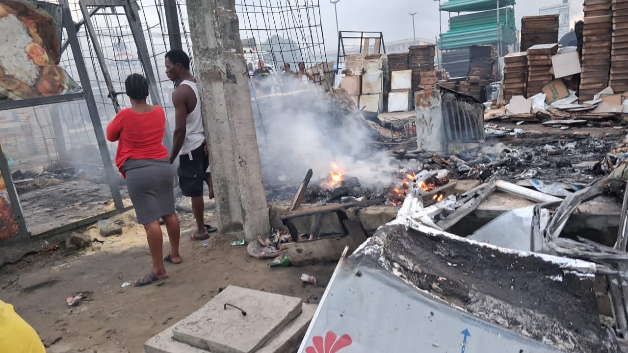 Gas Explosion At Accident Scene In Lagos