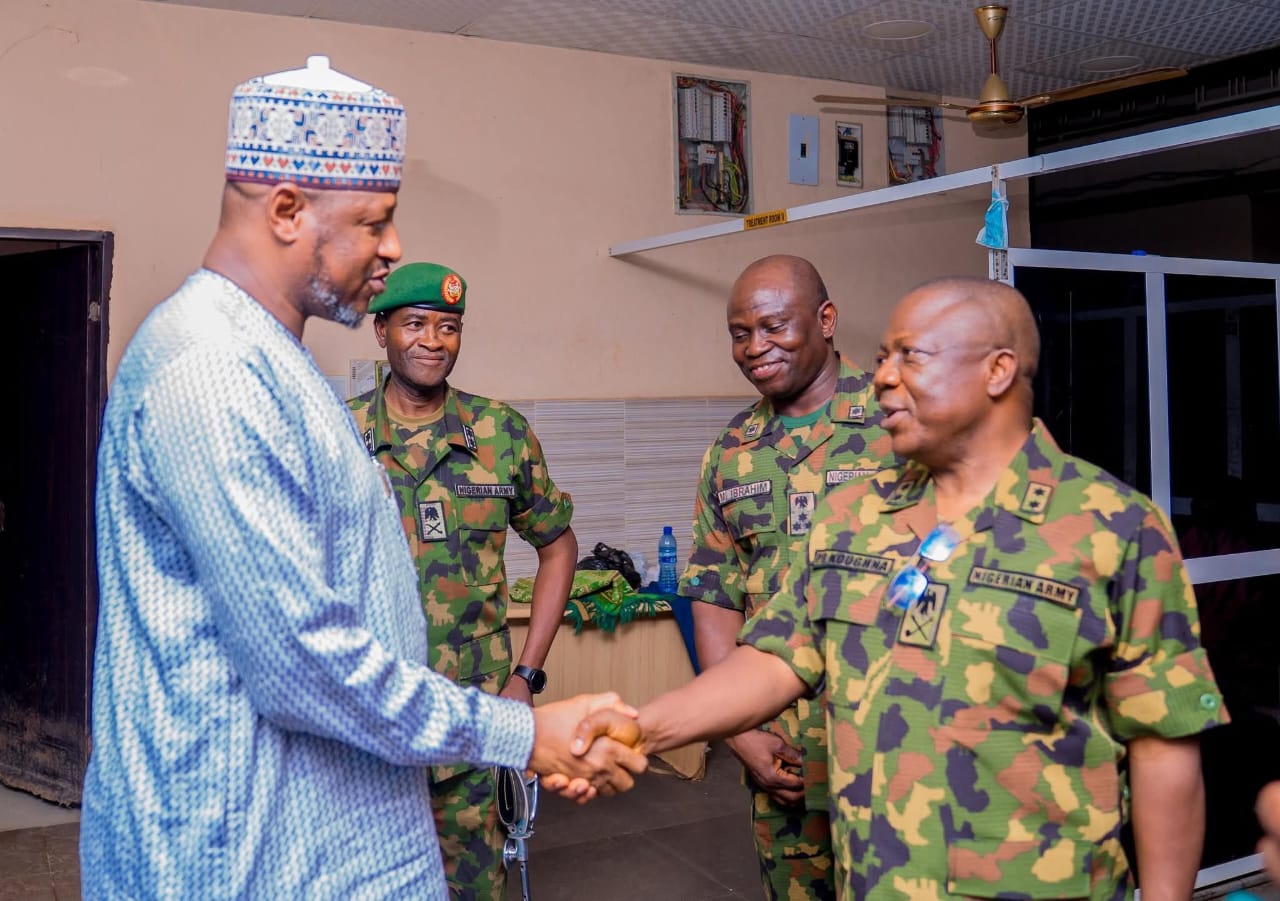 Gov Radda Visits Rescued Wife Of Late General Rabe Abubakar, Commends Troops