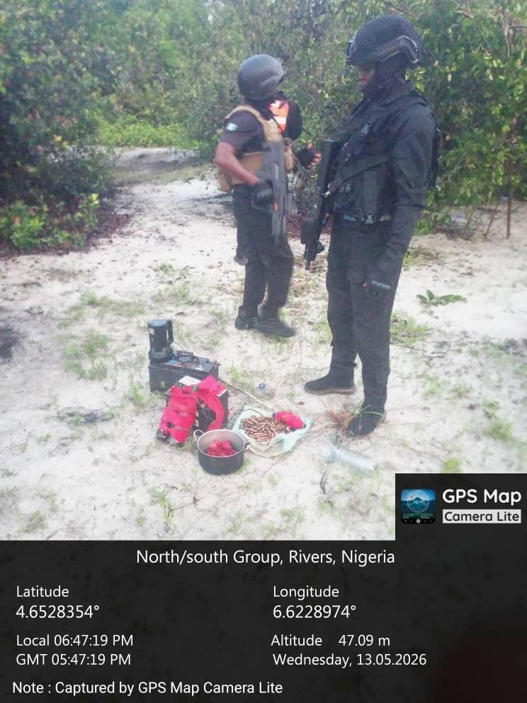 Navy Uncover IED Production Factory in Bayelsa Creeks