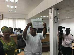 Osun 2026: INEC Presents Certificate of Returns To Adeleke