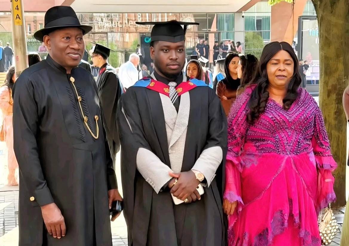 Jonathan's Son Graduates In Manchester, U.K.