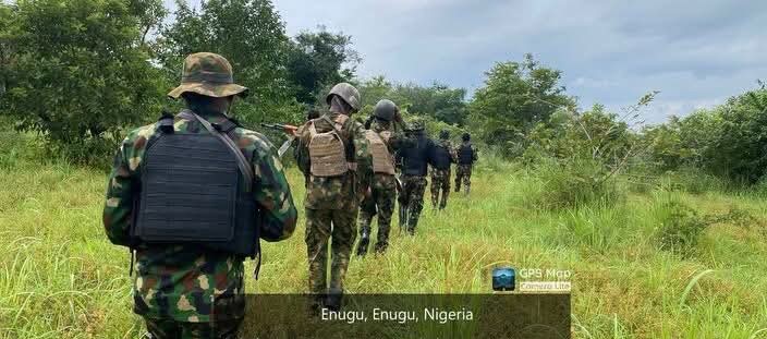 Army Extend Crime Fighting To Forest, Arrest Fleeing Commander Of Kidnappers in Enugu
