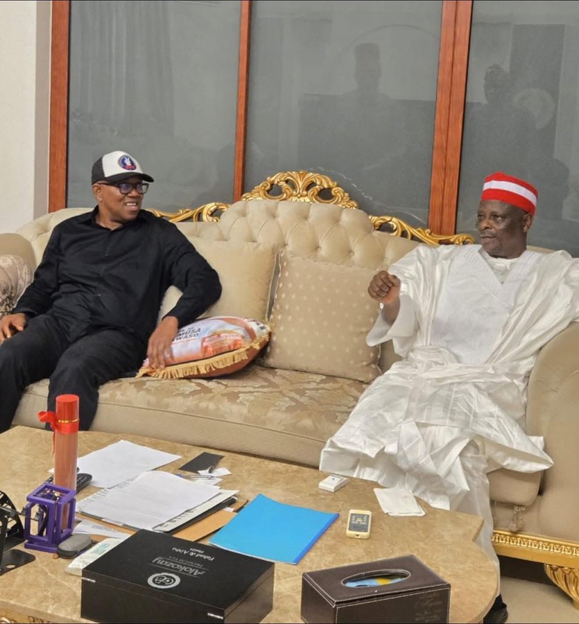 Kwankwaso Hosts Peter Obi In Abuja