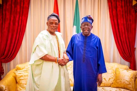 Oba Ladoja Visits Tinubu