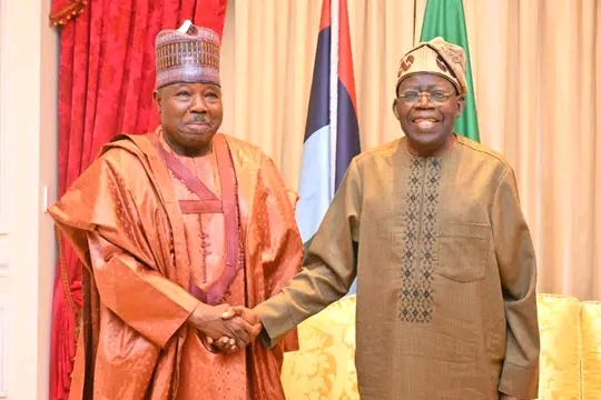 Modu Sheriff Pays Sallah Homage To Tinubu In Lagos