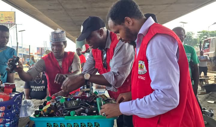 NAFDAC Commences Mop-Up of Banned Sachet Alcohol, Sub-200ml PET Bottles