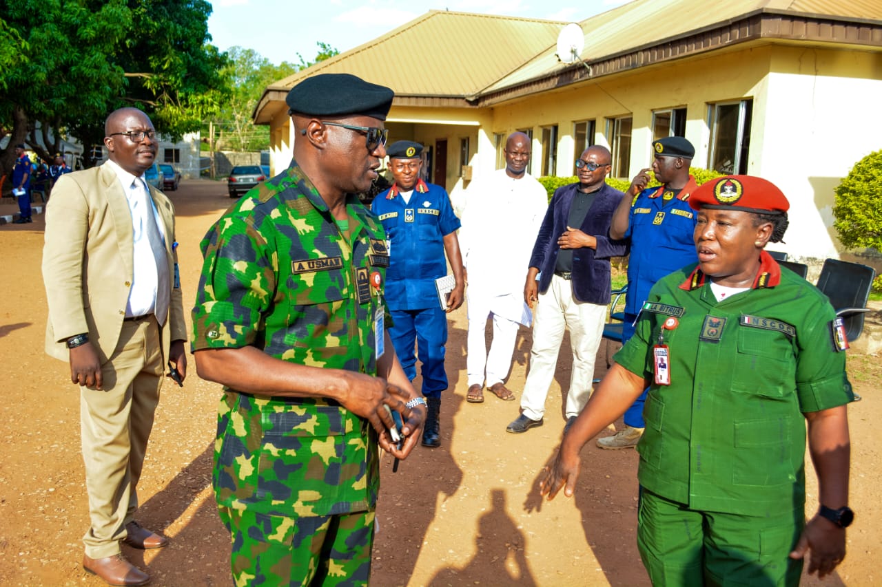 NSCDC Hosts Students Of Armed Forces Command, Staff College, Jaji, In Benue