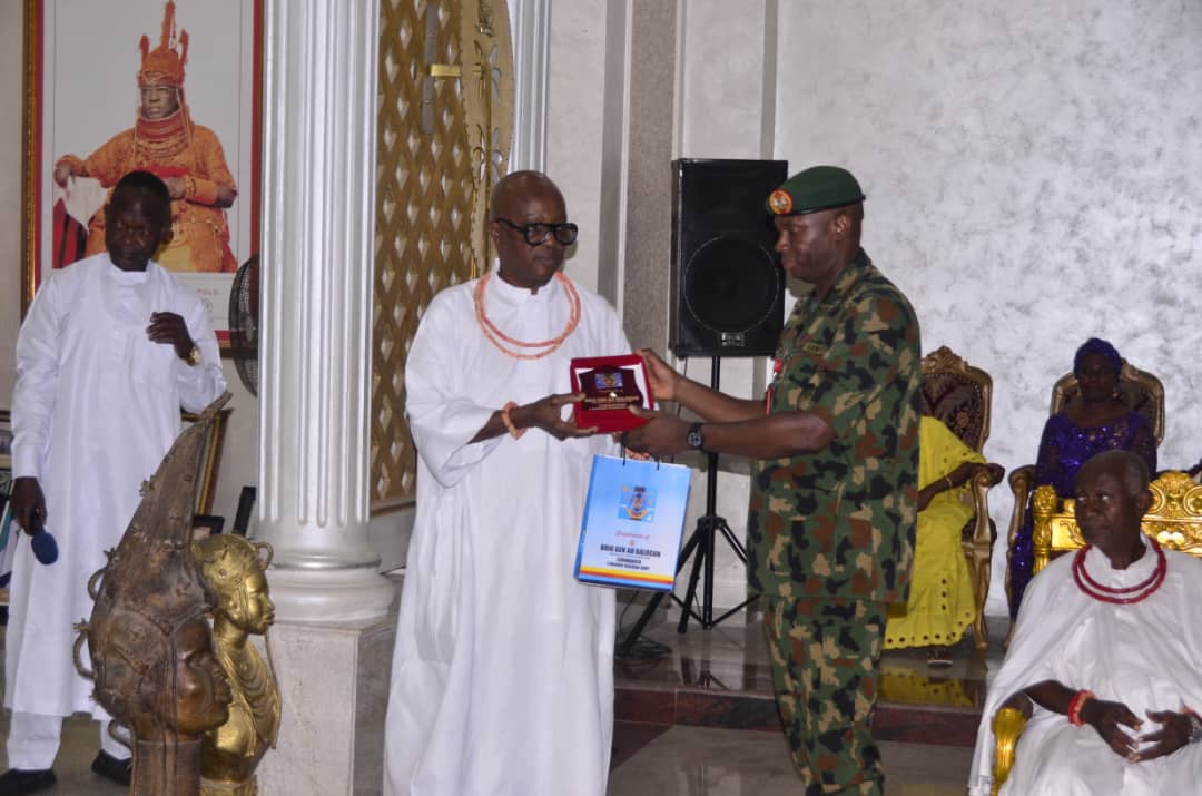 Oba of Benin Receives Army Commander, Pledges Support For Military Operations