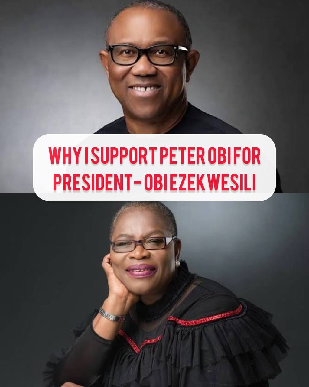 Why I Support Peter Obi For President 2027 - Dr Oby Ezekwesili