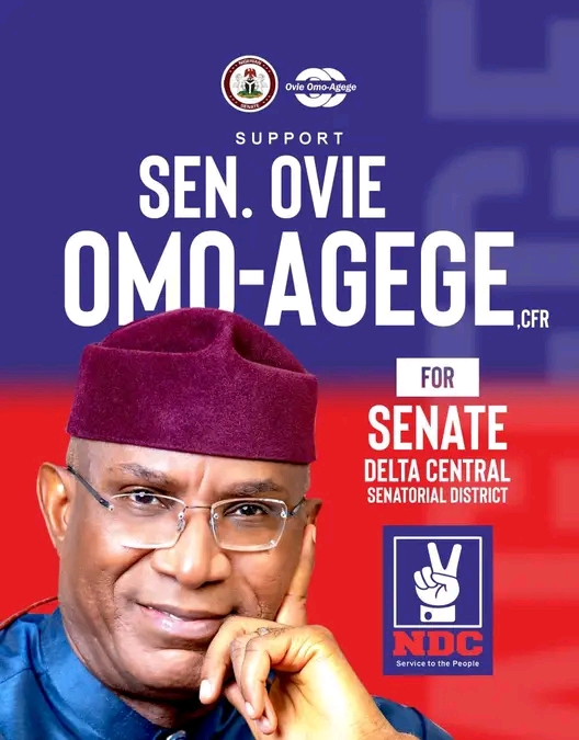 Omo-Agege Formally Defects To NDC, Renews Aspiration for Delta Central Senatorial Ticket