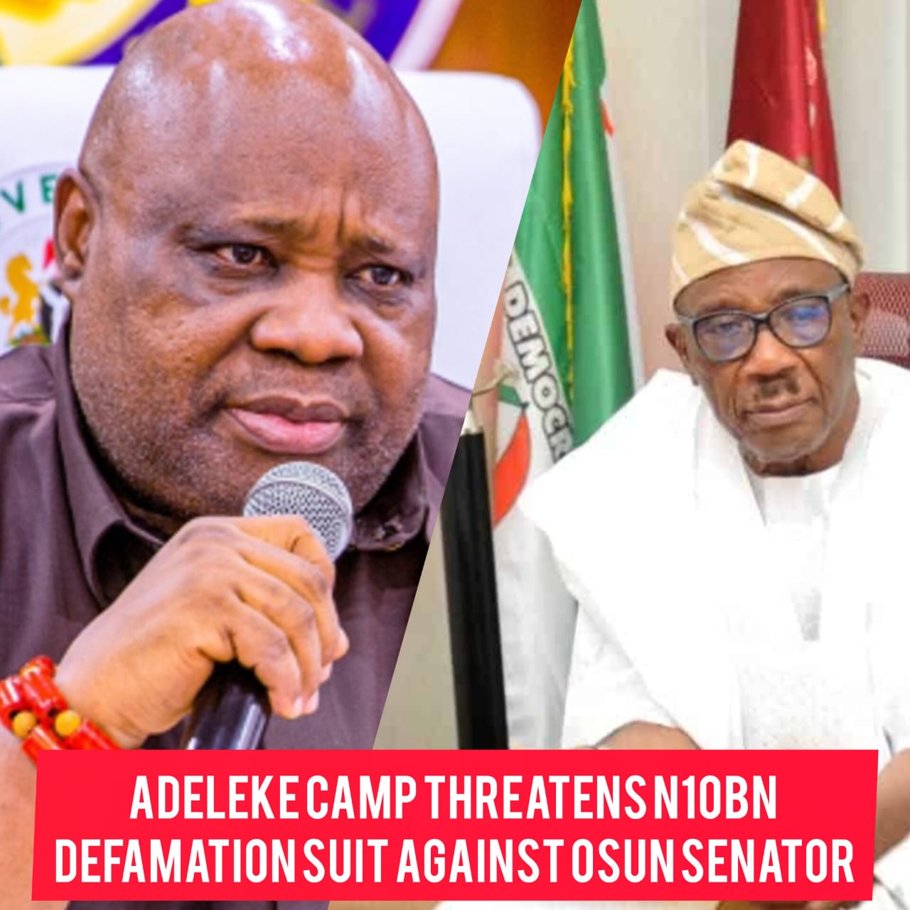 Adeleke Campaign Organization Threatens N10bn Defamation Suit Against Senator Fadahunsi