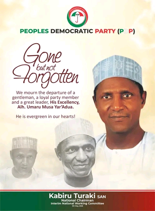 PDP Pays Tribute To Yar'Adua