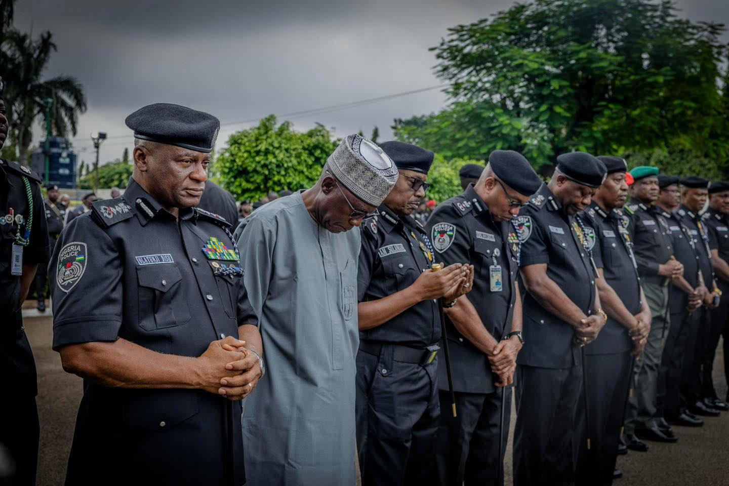 Police Hold Memorial Service For 10 Officers Killed In Encounter With Bandits In Kebbi