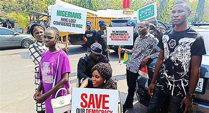 Save Democracy Protest Grounds Abuja