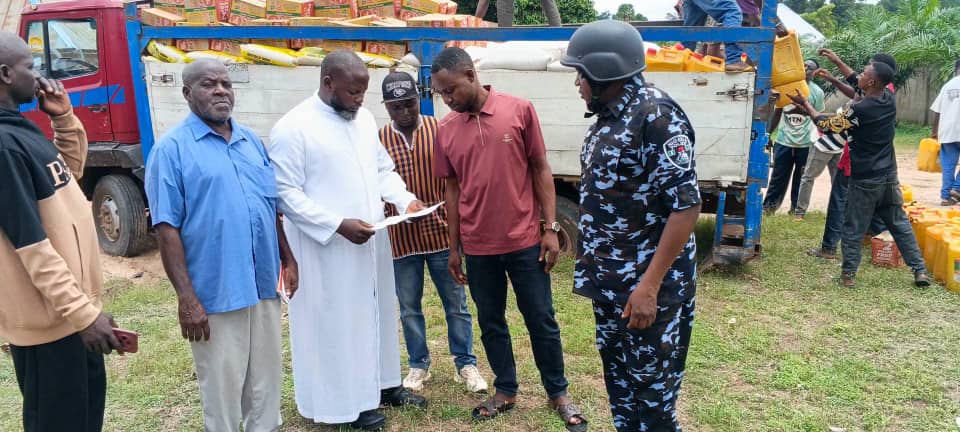 Benue Govt Delivers Humanitarian Relief Materials to Displaced Sai Community.