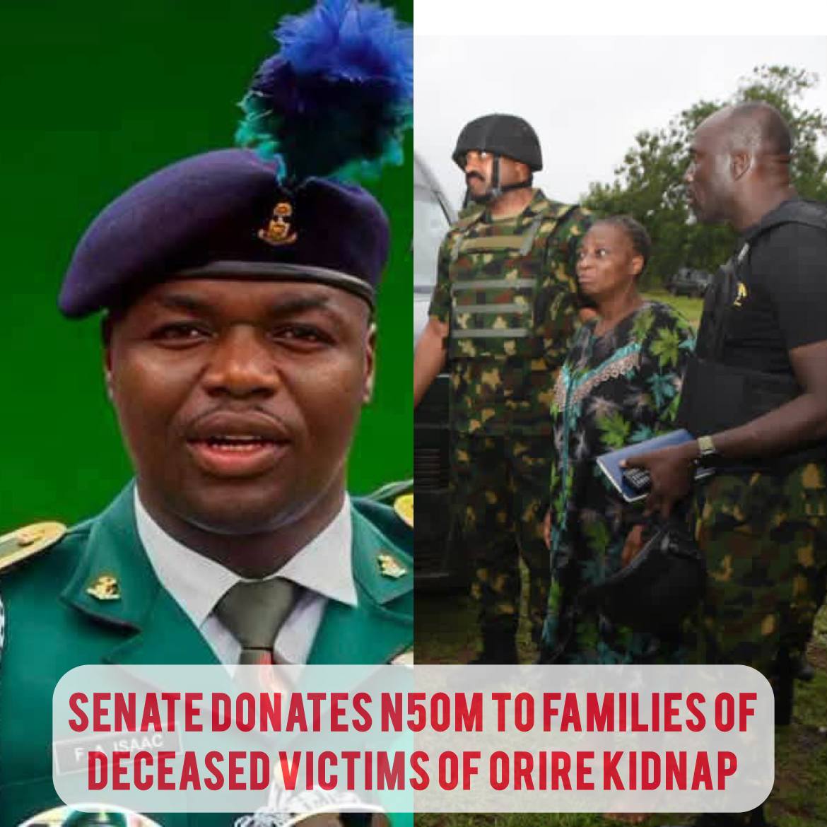 Breaking: Senate Donates N50m To Families Of Deceased Victims of Oriire Kidnap