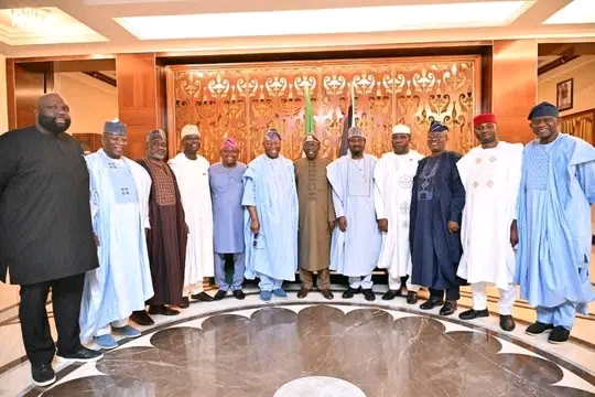 Senate Leadership Visits Tinubu On Sallah Homage