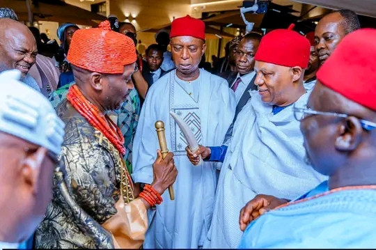 VP Shettima Conferred ‘Odoziani of Aniocha North’ Chieftaincy