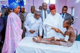 Shettima Visits Victims Of Multiple Explosions In Maiduguri