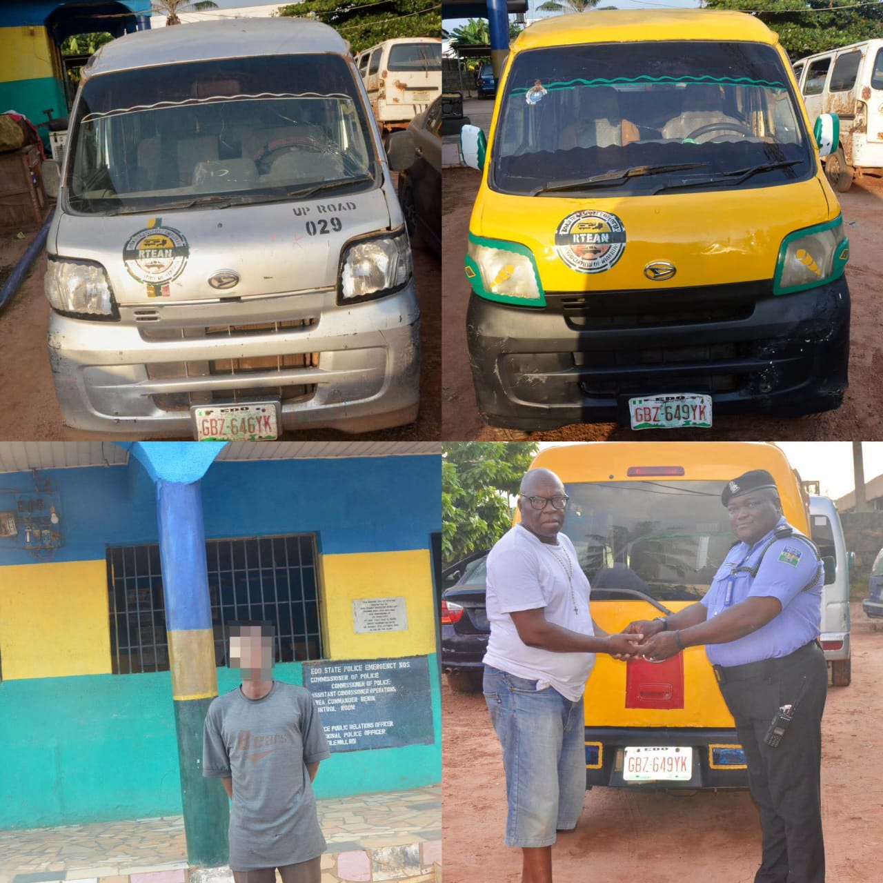 Police Recover Stolen Vehicles, Arrest Suspect In Edo