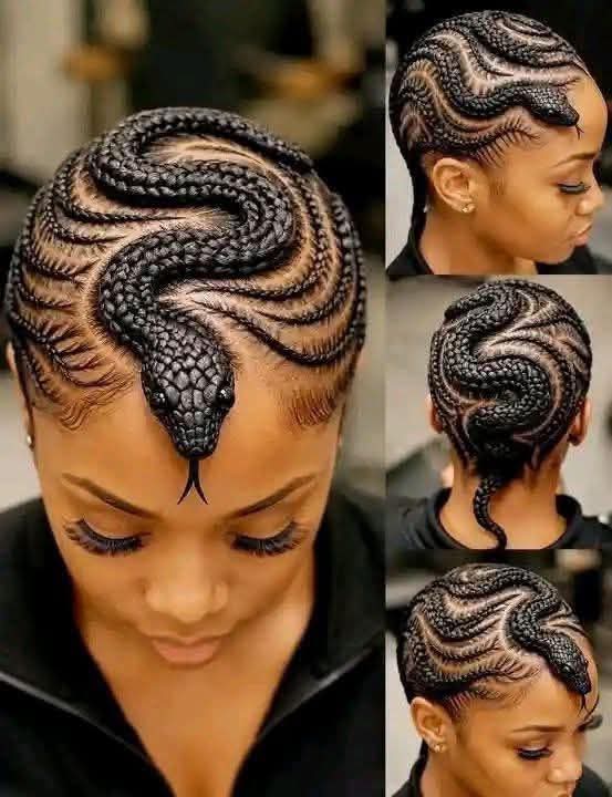 Weird or Fashion? Strange Serpentine Hairstyle Underway