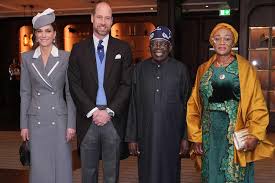 Tinubu, Wife Meet Prince William, Princess Catherine In U.K.