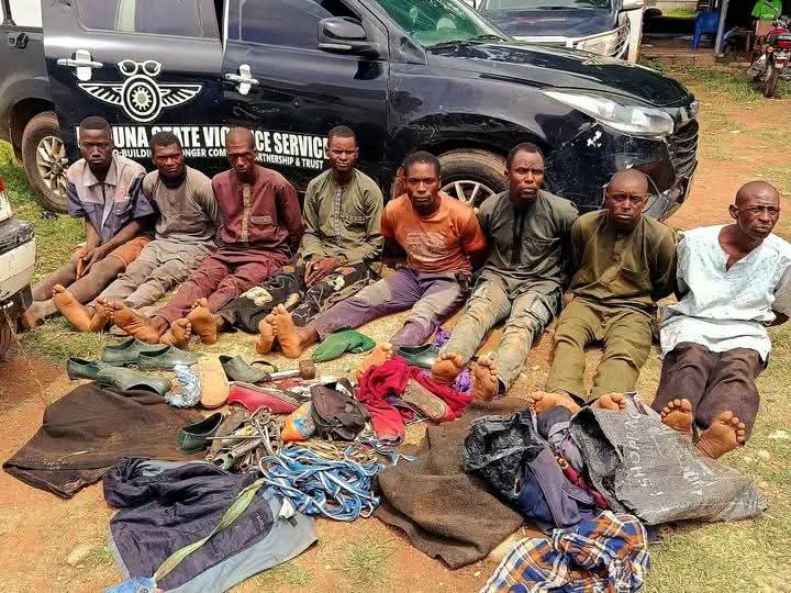 Vigilante Service Capture 8  Bandits In Kaduna